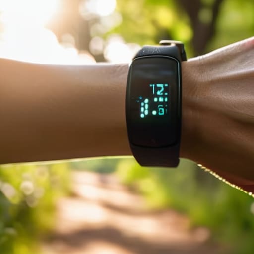 Simple fitness trackers monitoring daily activity.