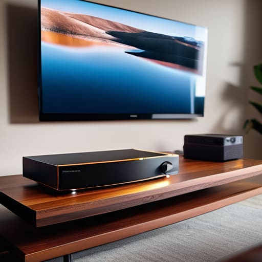 The Apple TV 4K media player.