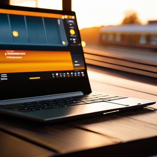 A portable computer, The Laptop.