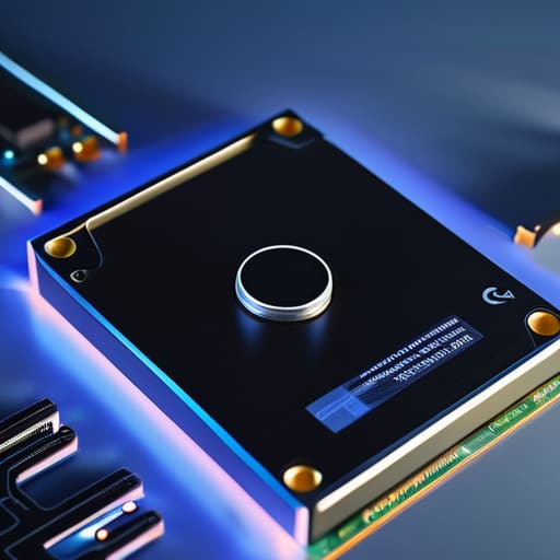 The Solid State Drive (SSD) flash memory.