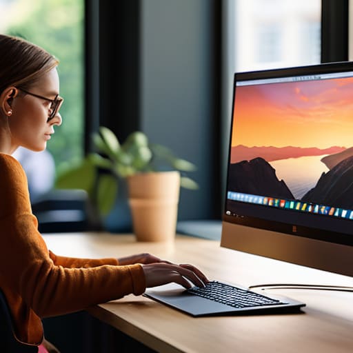 Boost productivity using portable monitors.