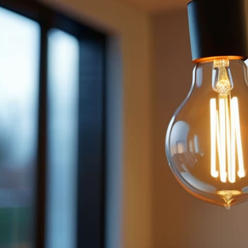 Setting up a smart light bulb.