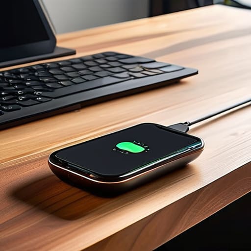 Wireless charger guide for selecting devices.