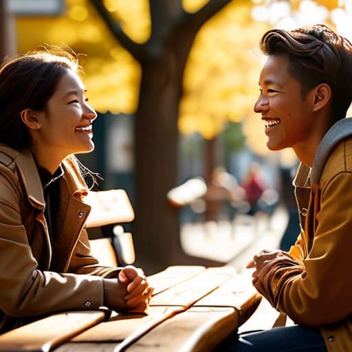 How to start a conversation with a stranger.