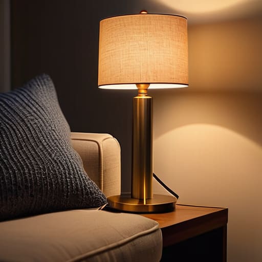 Using smart plugs for lamps.